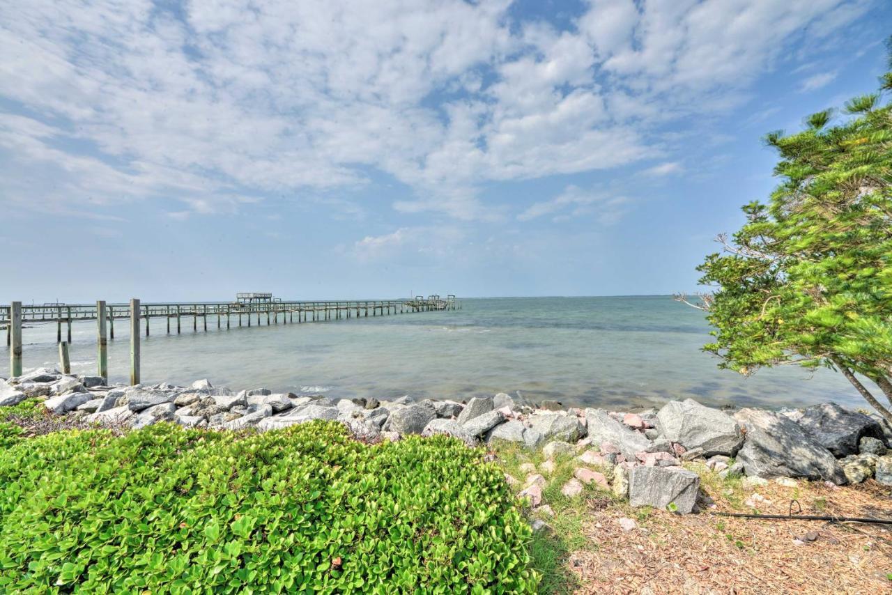 Waterfront Harkers Island Home Sunset View And Dock Eksteriør bilde